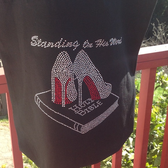 Standing on His Word Tote in Bling - Picture 2 of 7